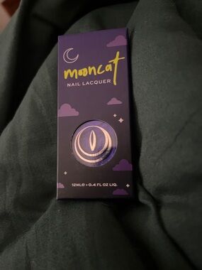 Mooncat Nail Lacquer - Mortals Be Warned -NIB Purple